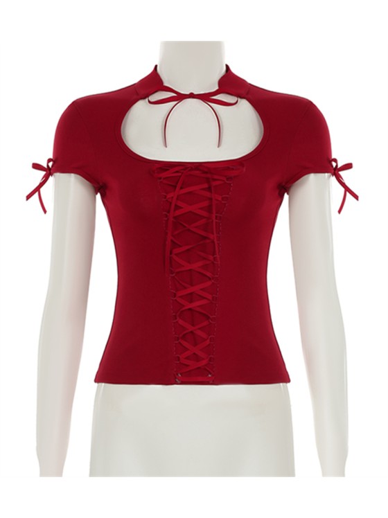 Tie-dyed short-sleeved T-shirt  | Jennie -Inspo