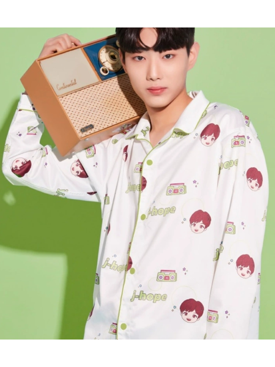 Cartoon Character Long-Sleeve Pajamas BTS Inspo Outfits