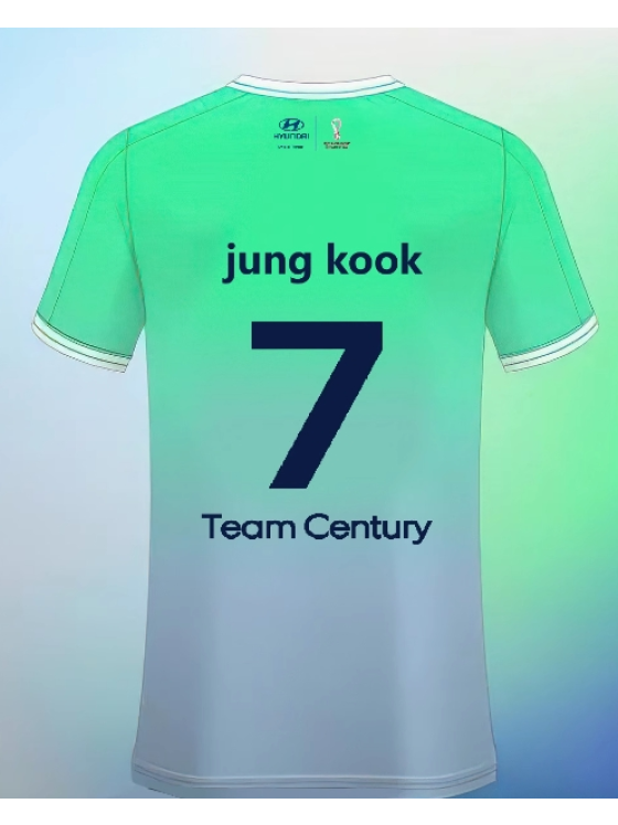 Qatar World Cup Player Edition Gradient 3D Print T-Shirt BTS KPOP Inspo Outfits