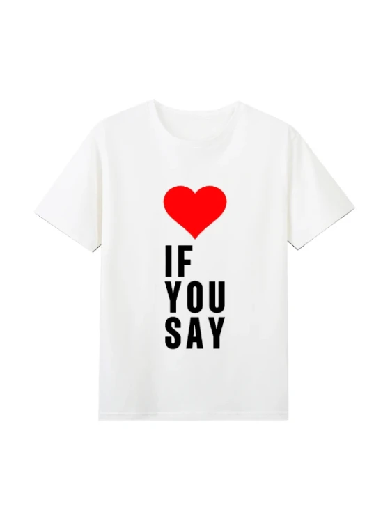 Enhypen Jay Inspo White "IF YOU SAY" T-Shirt