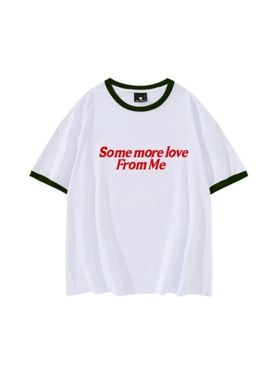 White "Some More Love" T-Shirt |Enhypen-Sunghoon