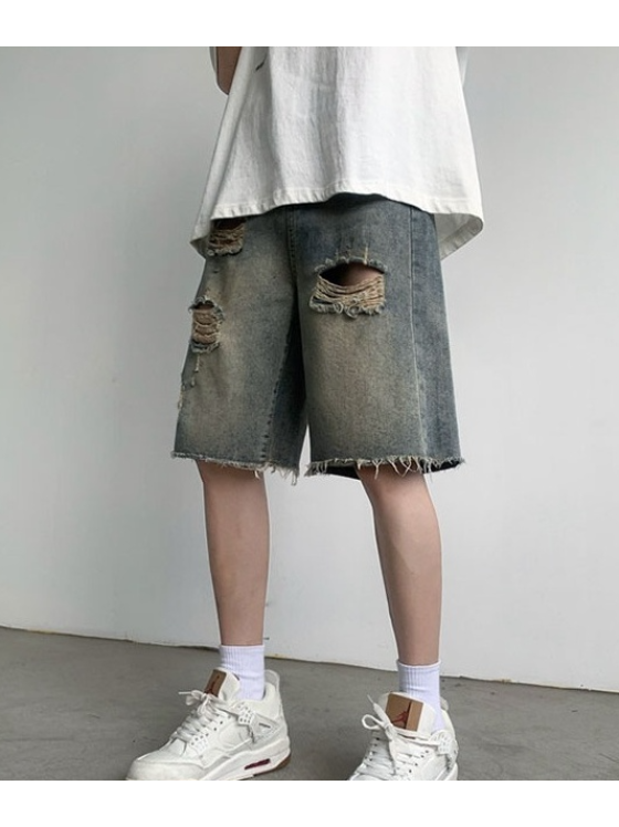 Vintage Wash Denim Pants Stray Kids - KPOP Inspo Outfits