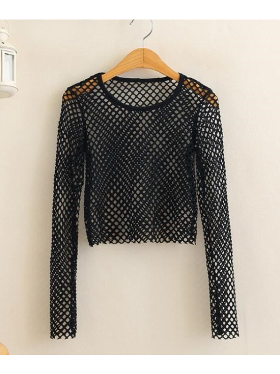 Black/Red Wide Mesh Top Stray Kids- KPOP Inspo Outfits