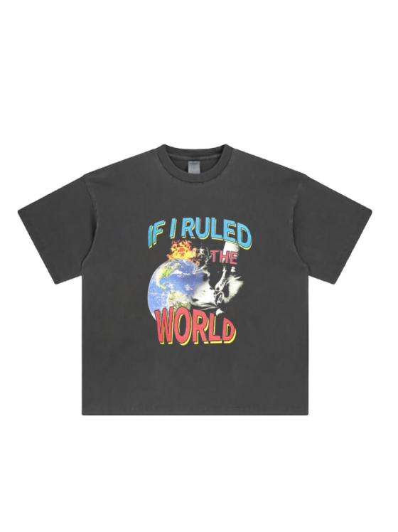 Retro washed loose top- Taehyung -Outfits