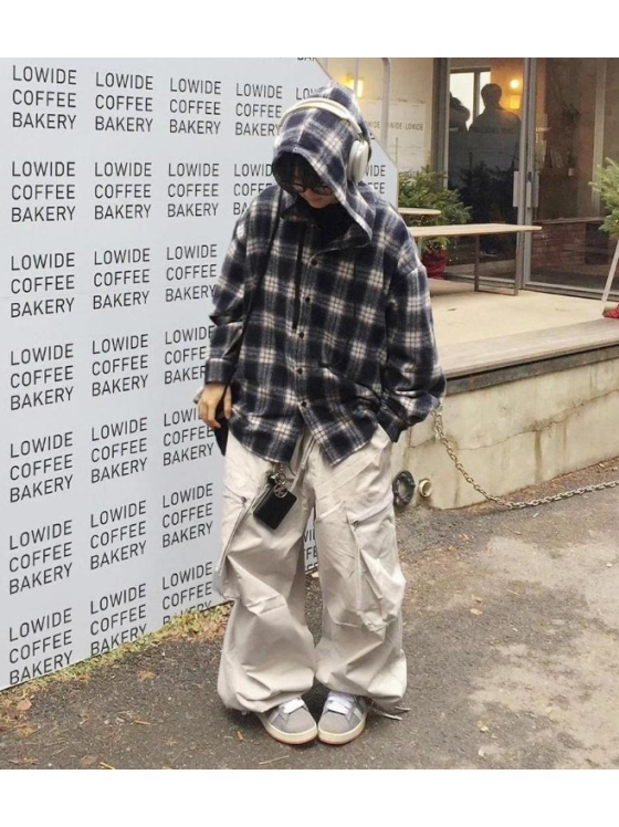 Spring Autumn Season Fleece American Vintage Oversize Shirt-Clothing